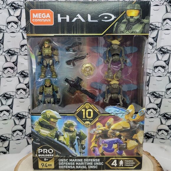 Mega Construx Pro Builders Halo UNSC Marine Defense Collectible Building Kit New - Picture 1 of 6